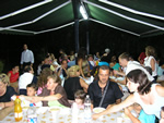 la cena con le famiglie