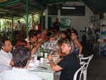 il pranzo con le famiglie