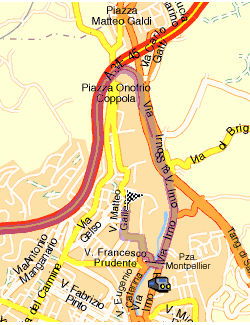 percorso da nord