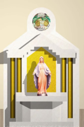 il progetto del nuovo trono in onore della Madonna