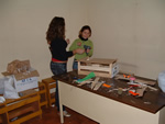 la preparazione dei presepi