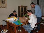 la preparazione dei presepi